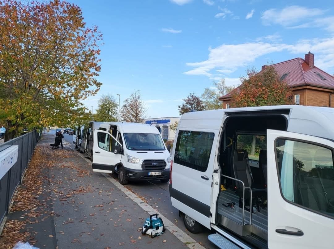 Fahrdienst Kirsch bei der Abholung zur Arztfahrt